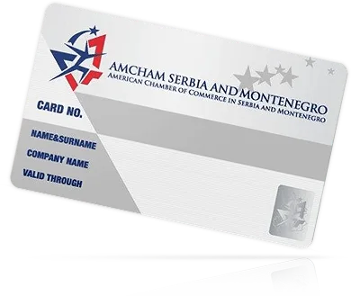 Membership card for AmCham