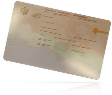 Passport for Government of Montenegro