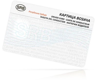 Tachograph card for Road Traffic Safety Agency